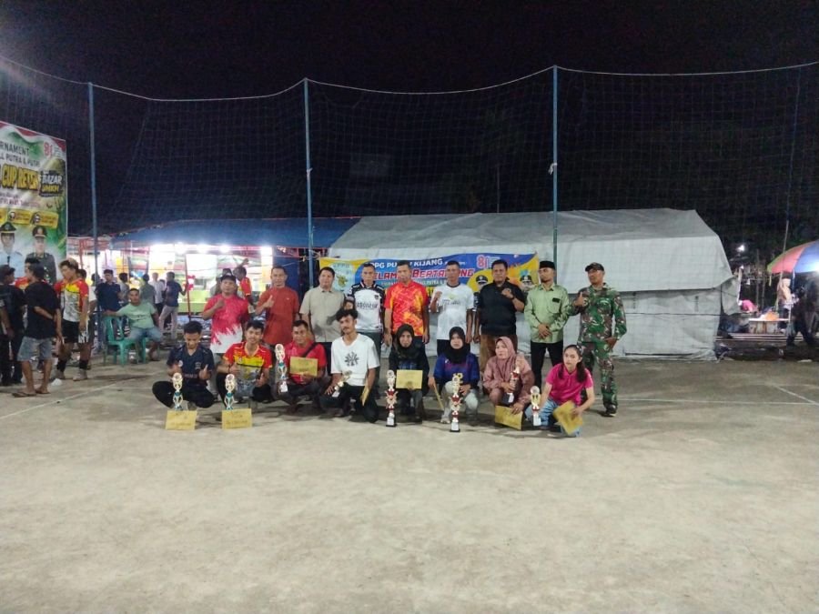 Turnamen Voli Danramil Cup Reteh Resmi Ditutup, Koramil 07/Reteh Apresiasi Sportivitas Peserta