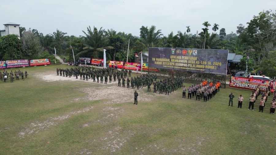 *Tutup TMMD Ke-129 Kodim 0313/KPR, Kasdam XIX / TT Berikan Apresiasi.*