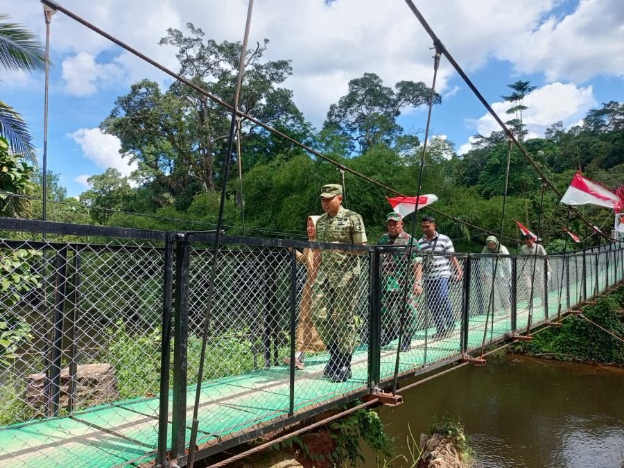 TVRI Riau Angkat Kisah Jembatan Garuda Perintis Kodim 0302/Inhu