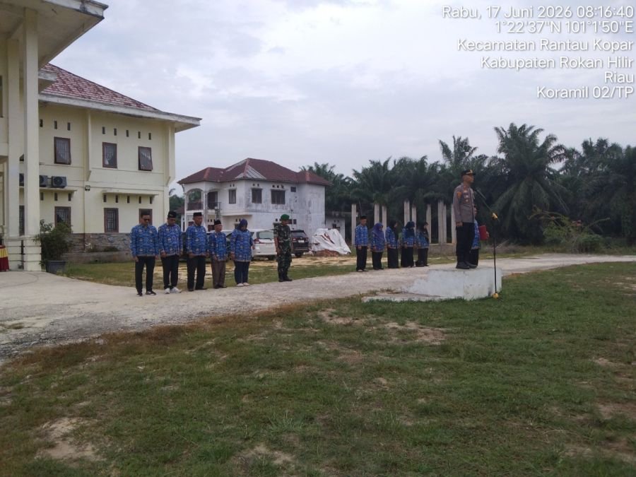 Upacara 17 Hari Bulan Tahun 2026 Kec. Rantau Kopar, Kab. Rohil
