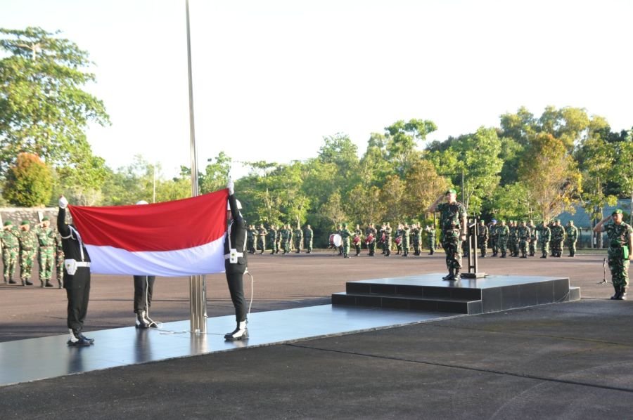 Upacara Bendera 17 Juni 2026, Wujud Disiplin dan Loyalitas Prajurit Korem 033/WP