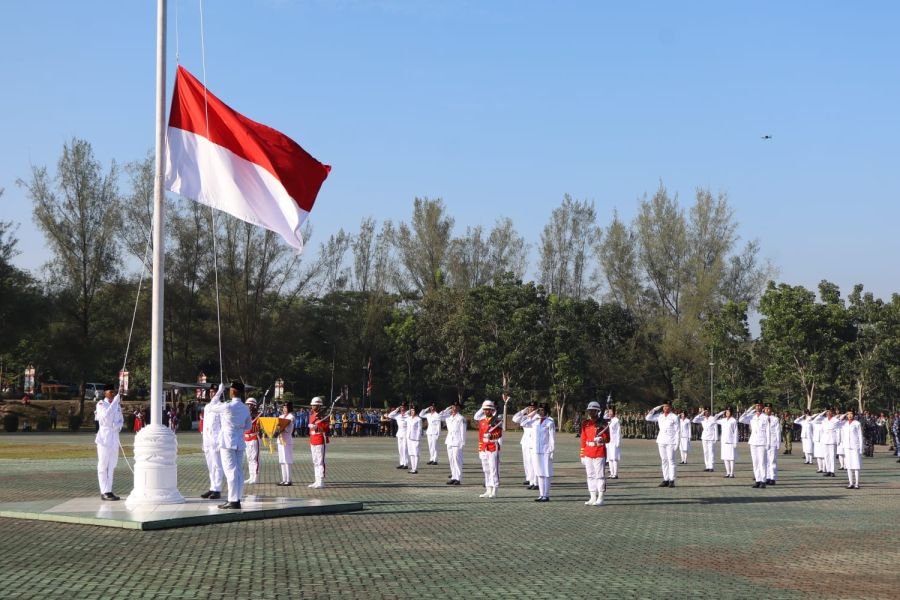 Upacara HUT Ke-81 Kemerdekaan RI di Dumai Berlangsung Khidmat dan Kondusif