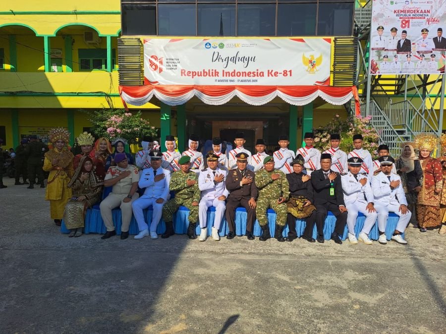 Upacara HUT ke-81 Kemerdekaan RI di Dumai Selatan Berlangsung Khidmat dan Kondusif