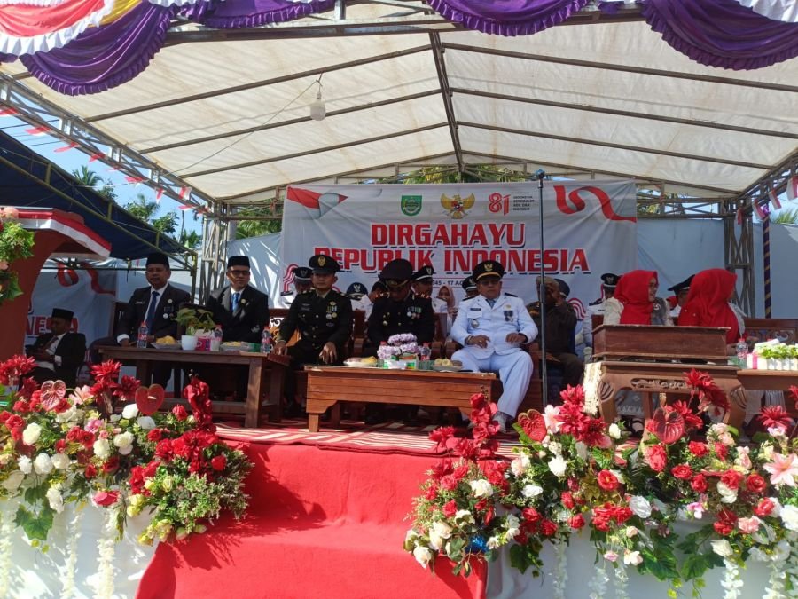 HUT RI ke-81 di Rokan IV Koto, TNI dan Warga Teguhkan Semangat Persatuan