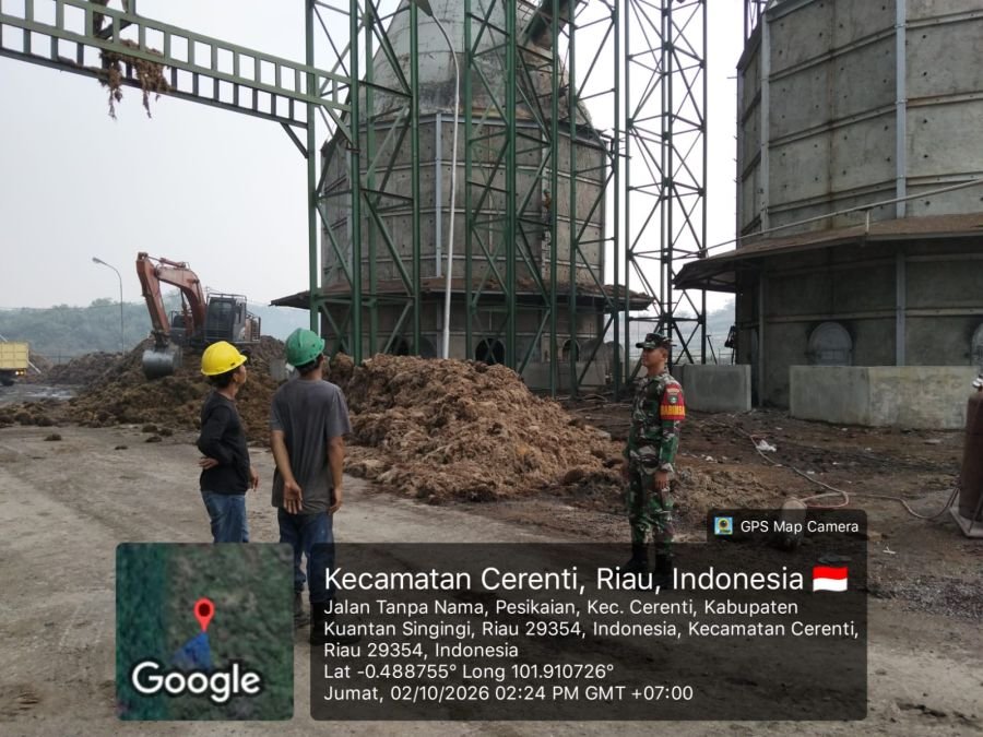 Hotspot Muncul di Cerenti, Babinsa Pastikan Bukan Kebakaran Lahan