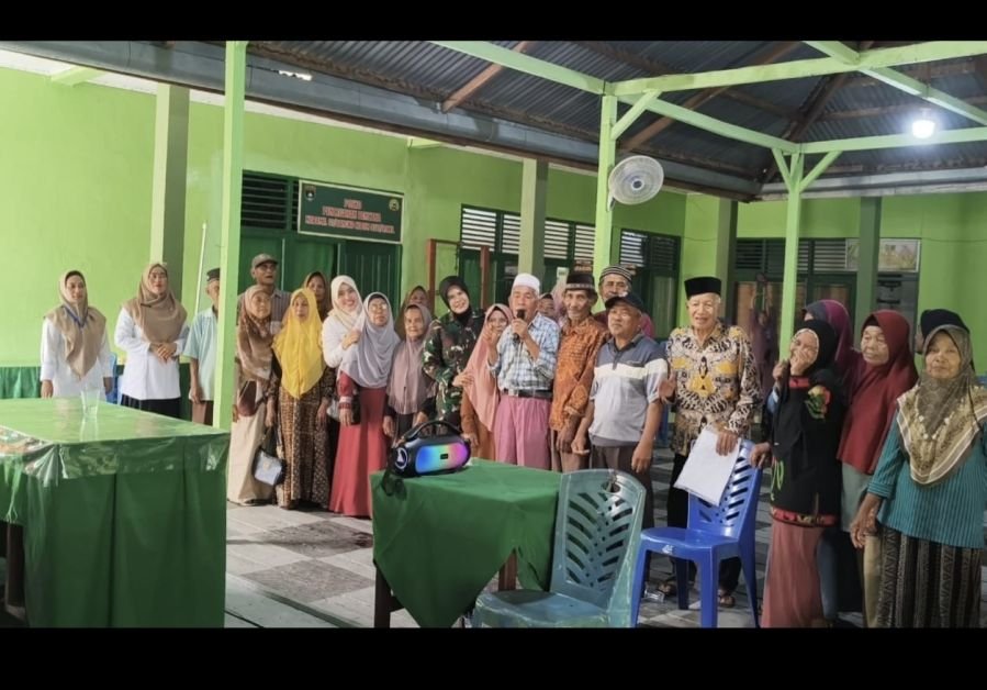 Wadan Ramil 01/Bangko Hadiri Pembentukan Sekolah Lansia Basariah di Kepenghuluan Bagan Punak Meranti