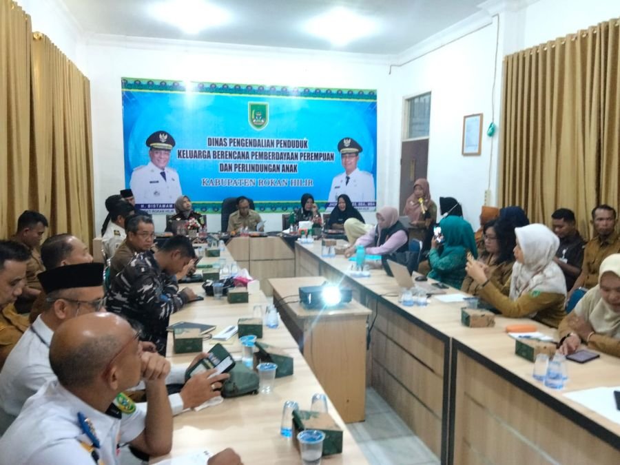Wadanramil 01/Bangko Hadiri Rakor Lintas Sektor Pencegahan TPPO dan Perkawinan Anak di Rohil
