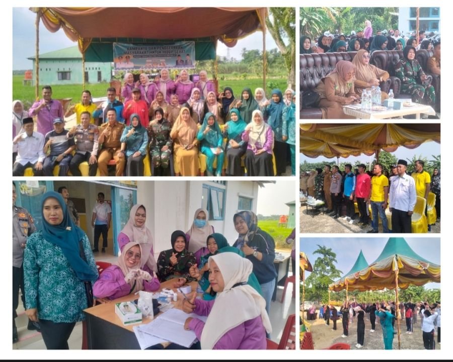 Wadanramil 01/Bangko Hadiri Sosialisasi Gerakan Hidup Sehat di Batuhampar