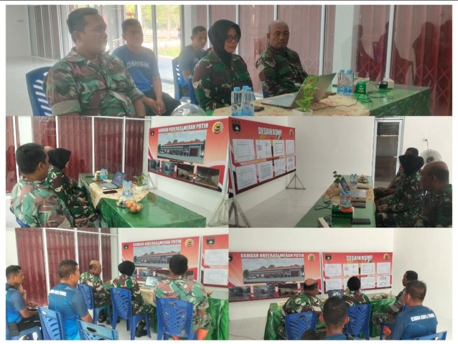 Wadanramil 01/Bangko Pantau Progres Koperasi Desa Merah Putih Bersama Wakil Panglima TNI