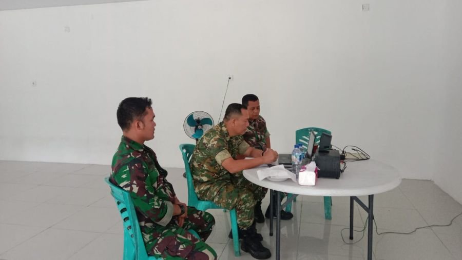 Wadanramil 01/Dumai Hadiri Vicon Wakil Panglima TNI dalam Launching 10.000 KDKMP se-Indonesia
