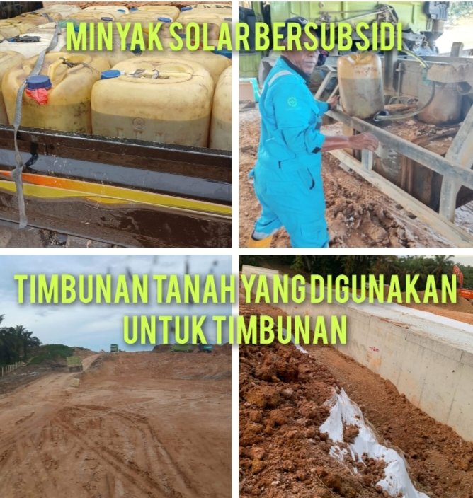 Waduh..!!! Proyek Tol Pekanbaru Diduga Gunakan Solar Subsidi dan Material Tidak Sesuai