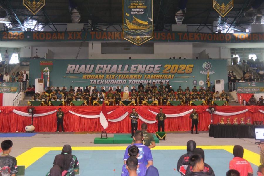 Wakili Dandim 0301/Pekanbaru, Danramil 02/Kota Hadiri Pembukaan Riau Challenge 2026