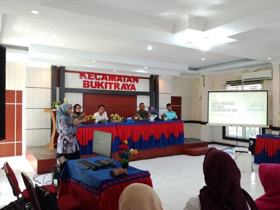 Wakili Danramil 05/Sail, Peltu Masturo Hadiri Rapat Forkompimcam Bukit Raya