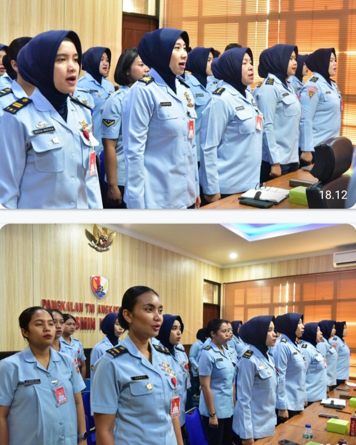 Wara Lanud RSN Ikuti Pembekalan Ibu Winayadhati Kanya Sena Jelang HUT ke-62