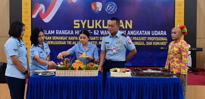 Wara Lanud RSN Rayakan HUT ke-62 dengan Syukuran Penuh Warna