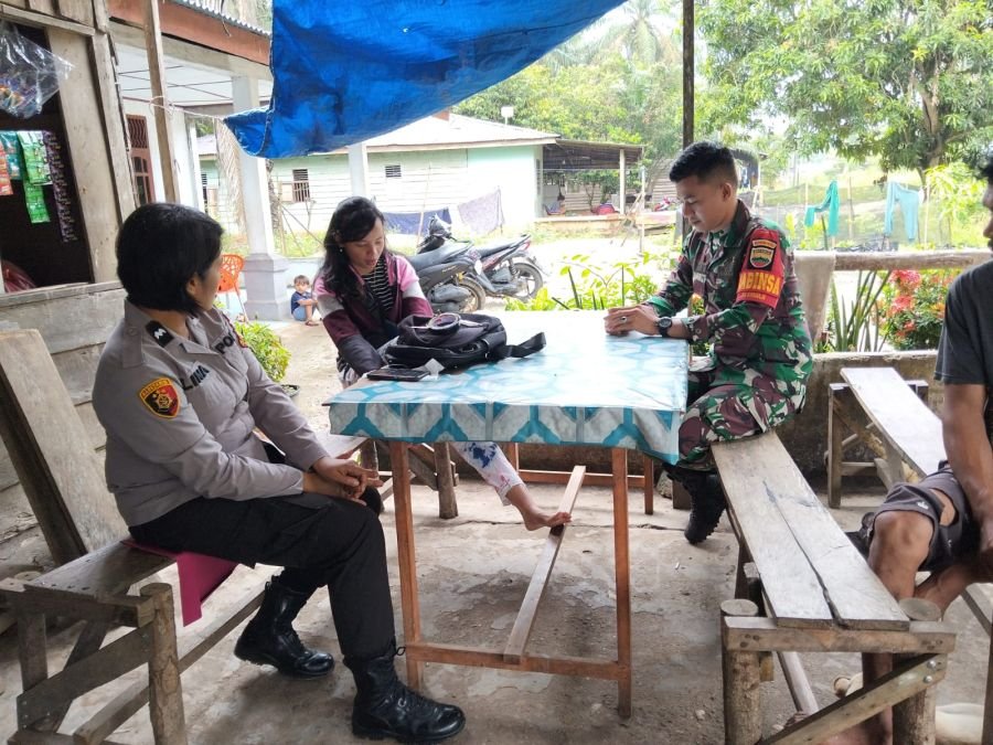 WUJUD NYATA SINERGITAS BABINSA LAKSANAKAN KOMSOS BERSAMA BABINKAMTIBMAS DAN MASYARAKAT
