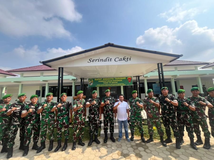 Yonif TP 850/SC Bentuk Primkop Kartika Serindit Cakti