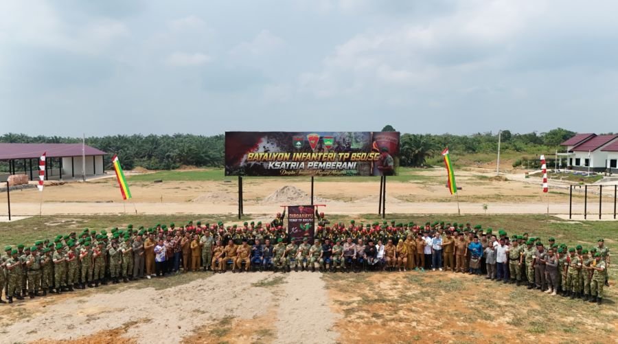 Yonif TP 850/SC Gelar Syukuran HUT ke-1 di Mako Yonif TP 850/SC