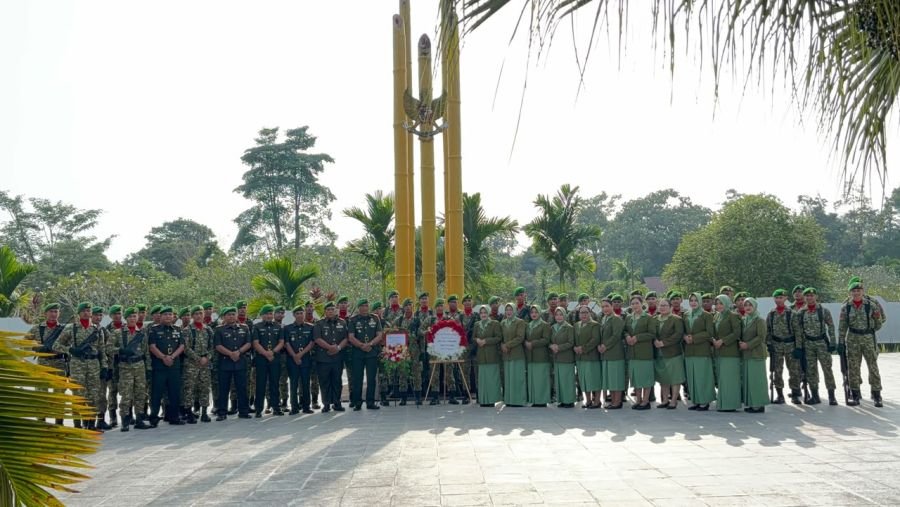 Yonif TP 850/SC Gelar Ziarah Rombongan Peringati HUT Ke-1 Kodam XIX