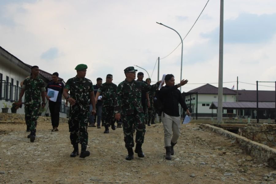 Yonif TP 850/SC Terima Kunjungan Kerja Tim Wasbang Kemhan