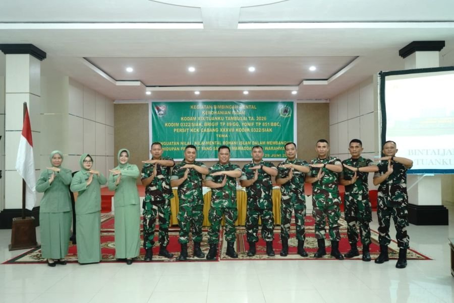 Yonif TP 851/BBC Ikuti Bintal Rohani, Bangun Karakter Prajurit Berintegritas