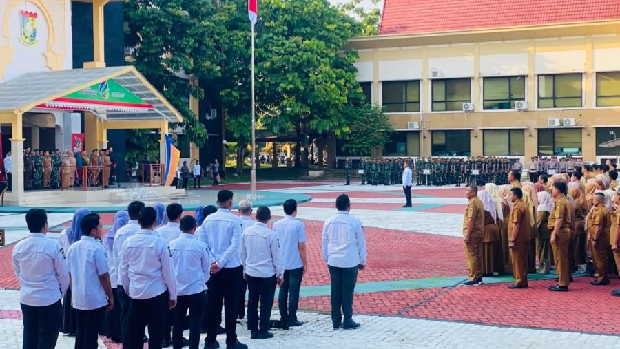Yonif TP 898/PC Hadir Dukung Peringatan HANI dan Harganas di Kampar