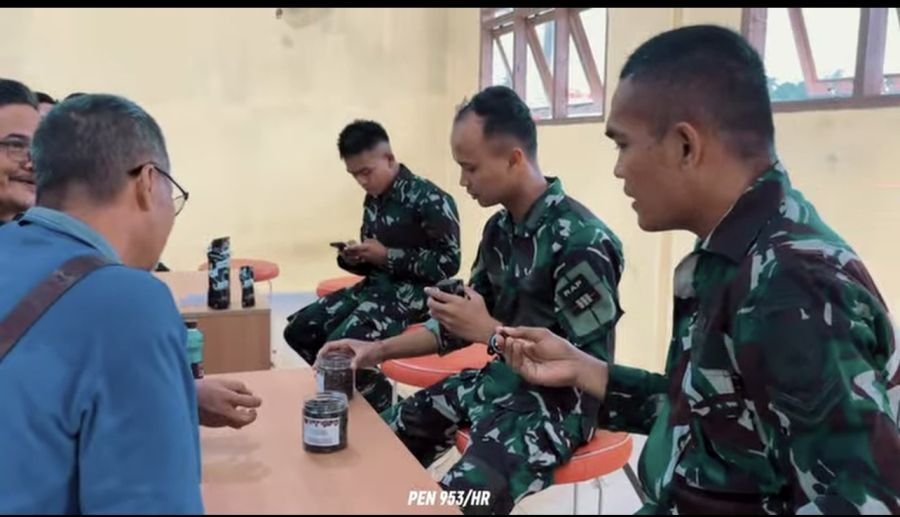 YONIF TP 953/HR Gelar Kolaborasi Dinas Pertanian dan Kopi Liberika Perkuat Sektor Pertanian