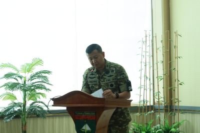 Asrendam XIX/TT Pimpin Rapat Percepatan Pembentukan Brigif TP dan Yonif TP Tahap VII di Wilayah Riau