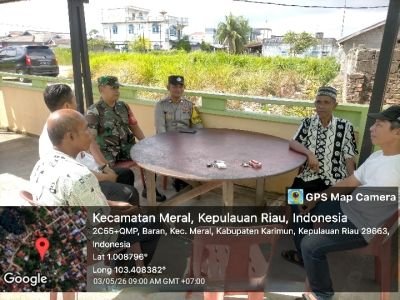 Babinsa Baran Timur Aktif, Sinergi Warga Jaga Stabilitas