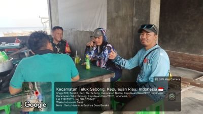 Babinsa Berakit Ingatkan Nelayan Waspadai Perubahan Cuaca