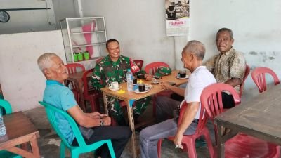 Babinsa Durai Perkuat Deteksi Dini Lewat Komsos Bersama Tokoh Masyarakat