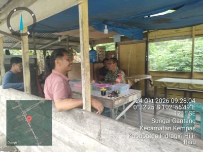 Babinsa Koramil 03/Tempuling Andalkan Mitra Karib untuk Pantau Perkembangan Desa
