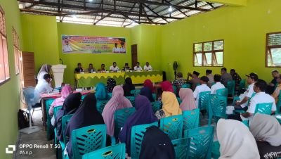 Babinsa Koramil 05/KK Hadiri Sertijab Kepala Desa Penghidupan