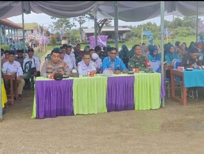 Babinsa Koramil 10/Pelangiran Hadiri Tasyakuran Pelepasan Purna Bhakti Lurah Pelangiran