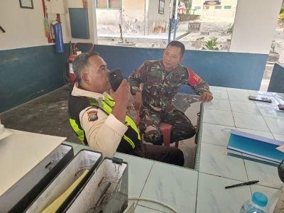 Babinsa Pangke Barat Perkuat Kewaspadaan Security Perusahaan
