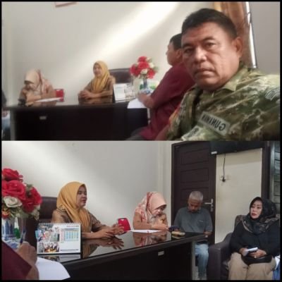 Babinsa Rejosari Bersama Unsur Masyarakat Matangkan Persiapan Pawai MTQ Tenayan Raya