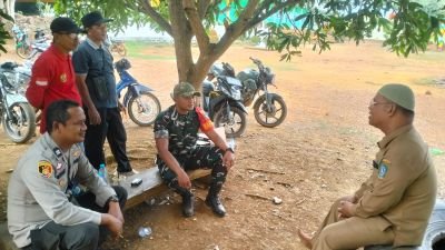 Babinsa Sebele Perkuat Sinergi Keamanan Bersama Aparat Kecamatan Belat