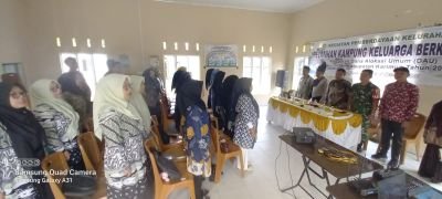 Babinsa Tanjung Berlian Hadiri Pelatihan Kampung Keluarga Berkualitas