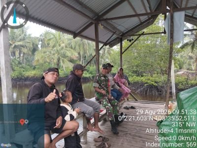 Cegah Karhutla, Babinsa 08 Sosialisikan Bahaya dan Pencegahan Kebakaran Hutan dan Lahan kepada Warga