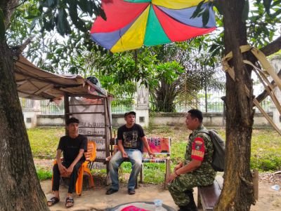 Cegah Karhutla Sejak Dini, Babinsa Koramil 01/Rumbai Edukasi Warga Umban Sari