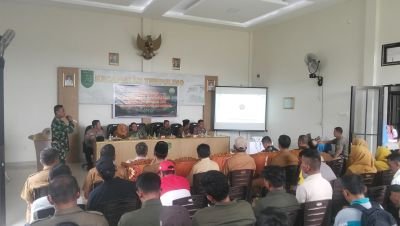 Danramil 03/Tempuling Ikuti Sosialisasi Karhutla Bersama Tim Mabes TNI