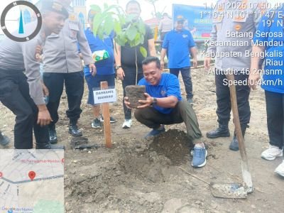 Danramil Mandau Hadiri Peringatan Jubileum 50 Tahun HKBP Simpang Pandang - Duri