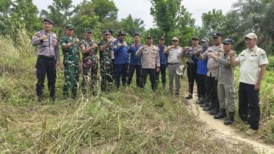 Gabungan TNI-Polri Perkuat Patroli Karhutla di Kecamatan Kandis
