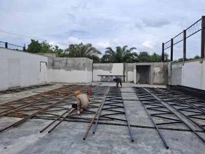 Kodim 0301/Pekanbaru Kawal Progres Pembangunan Koperasi Merah Putih di Tuah Negeri