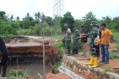 Kodim 0315/Tanjungpinang Bangun Jembatan Garuda di Bintan, Wujud Dukungan Program Nasional