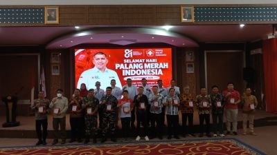 Kodim 0317/TBK Hadiri Pelantikan Pengurus PMI Karimun dan Peringatan Hari PMI