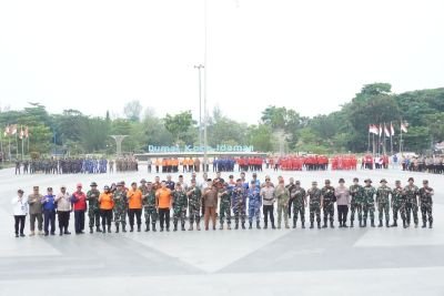 Kodim 0320/Dumai Ikuti Apel Gelar Kesiapsiagaan Karhutla, Perkuat Sinergi Penanggulangan Kebakaran