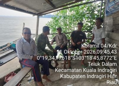 Komsos dan Pengawasan SDM, Cara Babinsa Koramil 04/Kuindra Jaga Sapat Tetap Kondusif