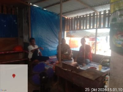 Komsos Rutin di Kelurahan Sapat, Babinsa Koramil 04/Kuindra Pererat Silaturahmi dengan Warga