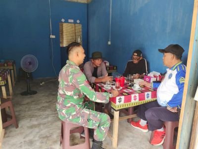 Koptu Safrizal Temui Ketua RT, Perkuat Deteksi Dini di Sungai Sebesi